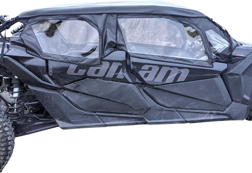 SEIZMIK Soft Upper Doors - Black - Can-Am - Maverick X3 Max 51-20994