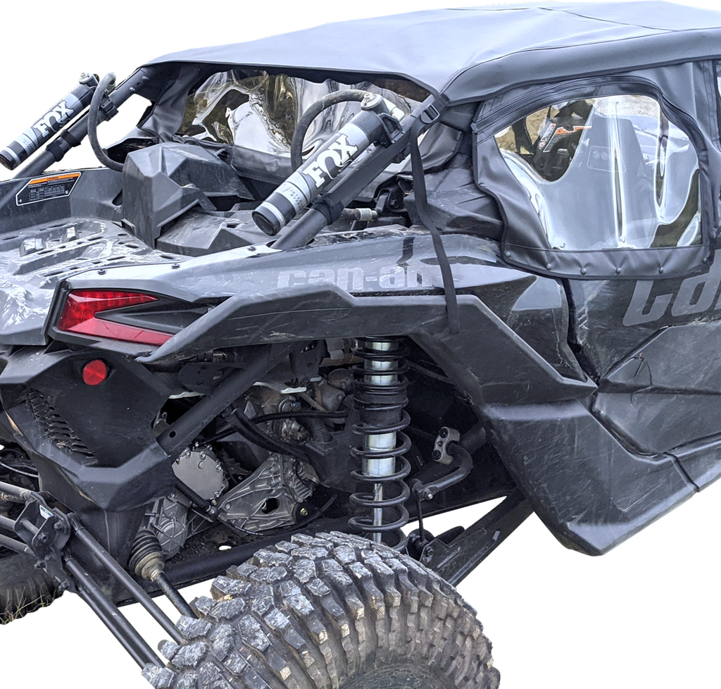 SEIZMIK Soft Upper Doors - Black - Can-Am - Maverick X3 Max 51-20994