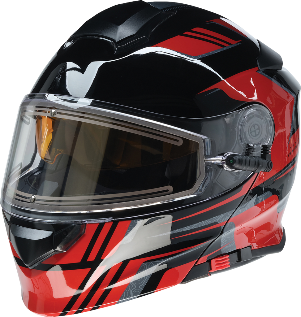 Z1R Solaris Snow Helmet - First Tracks - Black/Red - Medium 0120-0827