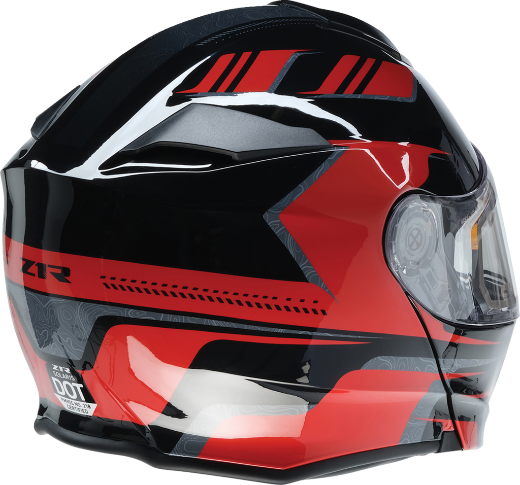 Z1R Solaris Snow Helmet - First Tracks - Black/Red - XS 0120-0825