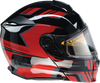 Z1R Solaris Snow Helmet - First Tracks - Black/Red - Medium 0120-0827
