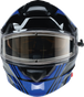 Z1R Solaris Snow Helmet - First Tracks - Black/Blue - XS 0120-0831