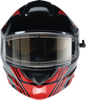 Z1R Solaris Snow Helmet - First Tracks - Black/Red - 2XL 0120-0830