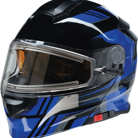 Z1R Solaris Snow Helmet - First Tracks - Black/Blue - Small 0120-0832
