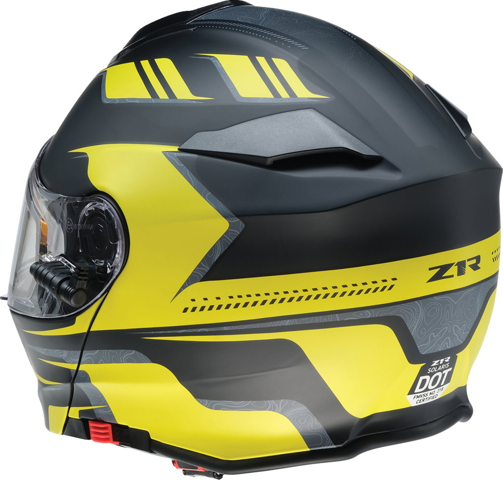 Z1R Solaris Snow Helmet - First Tracks - Black/Hi-Viz - Medium 0120-0839