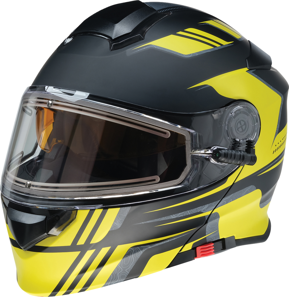 Z1R Solaris Snow Helmet - First Tracks - Black/Hi-Viz - 2XL 0120-0842
