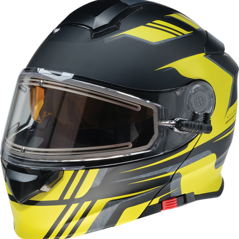 Z1R Solaris Snow Helmet - First Tracks - Black/Hi-Viz - 2XL 0120-0842