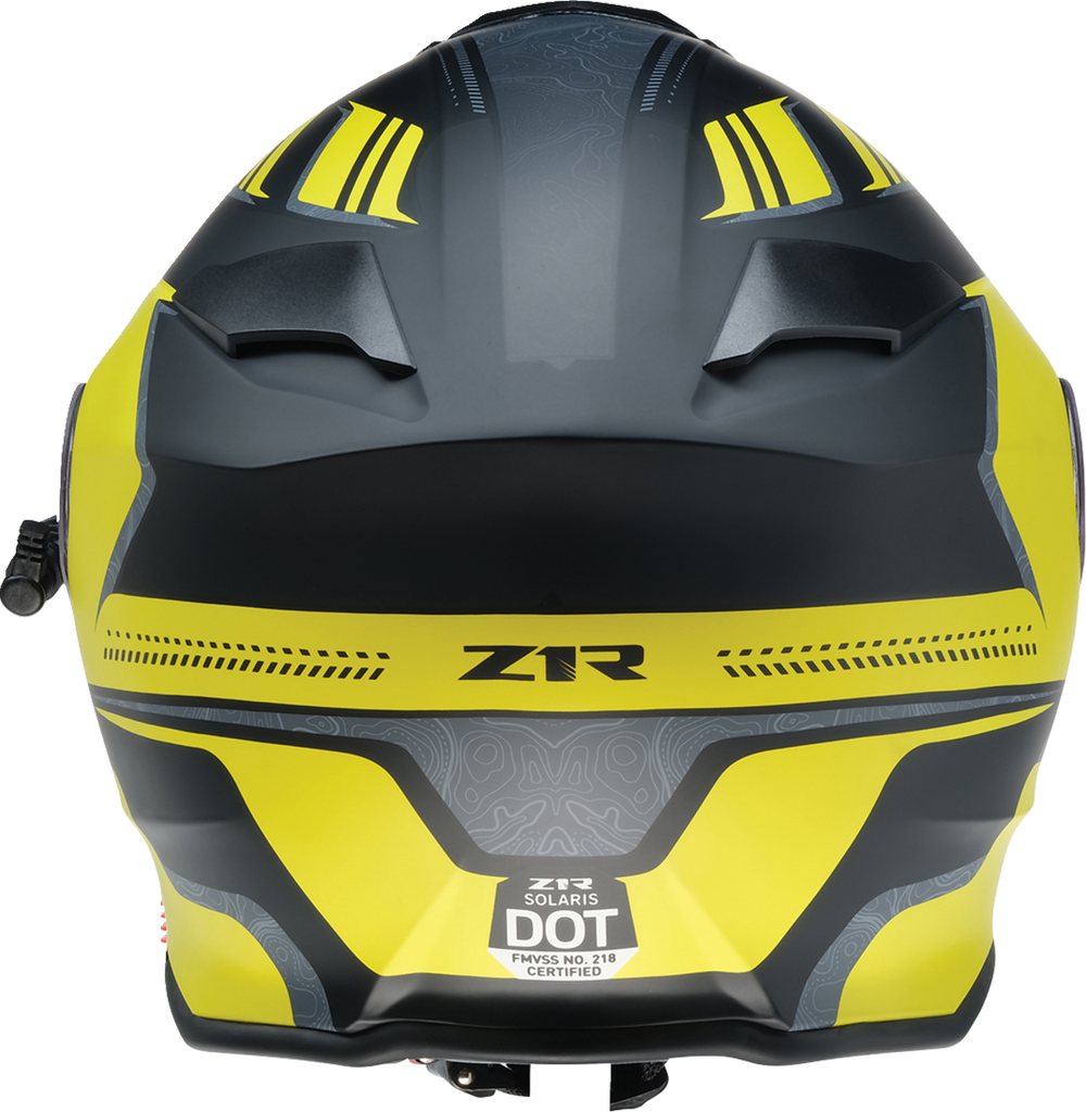 Z1R Solaris Snow Helmet - First Tracks - Black/Hi-Viz - XL 0120-0841