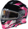 Z1R Solaris Snow Helmet - First Tracks - Black/Pink - Large 0120-0846