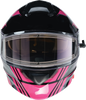 Z1R Solaris Snow Helmet - First Tracks - Black/Pink - Large 0120-0846