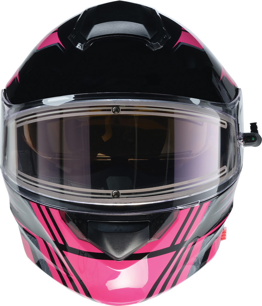 Z1R Solaris Snow Helmet - First Tracks - Black/Pink - Large 0120-0846
