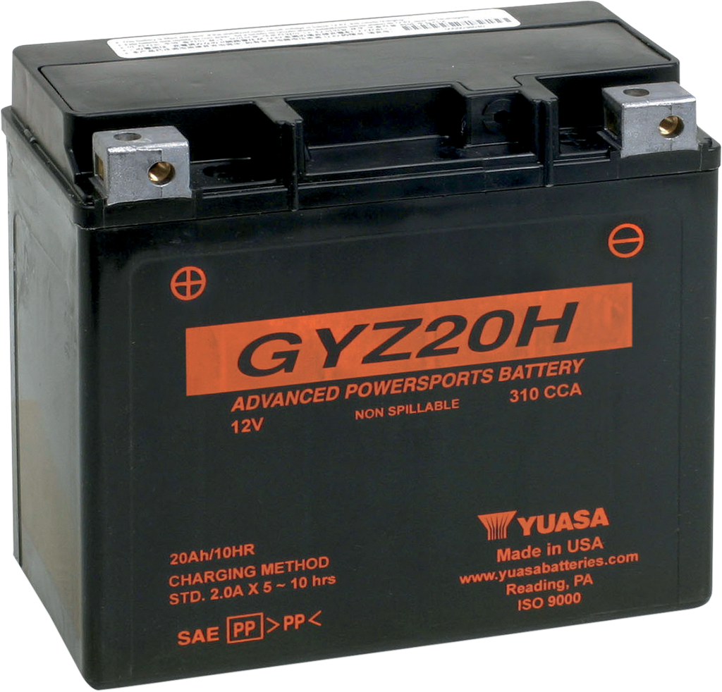 YUASA AGM Battery - GYZ20H YUAM72RGH