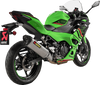 AKRAPOVIC Slip-On Line Muffler - Titanium - Ninja 500/Z500 S-K5SO1-HRT