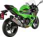 AKRAPOVIC Slip-On Line Muffler - Titanium - Ninja 500/Z500 S-K5SO1-HRT