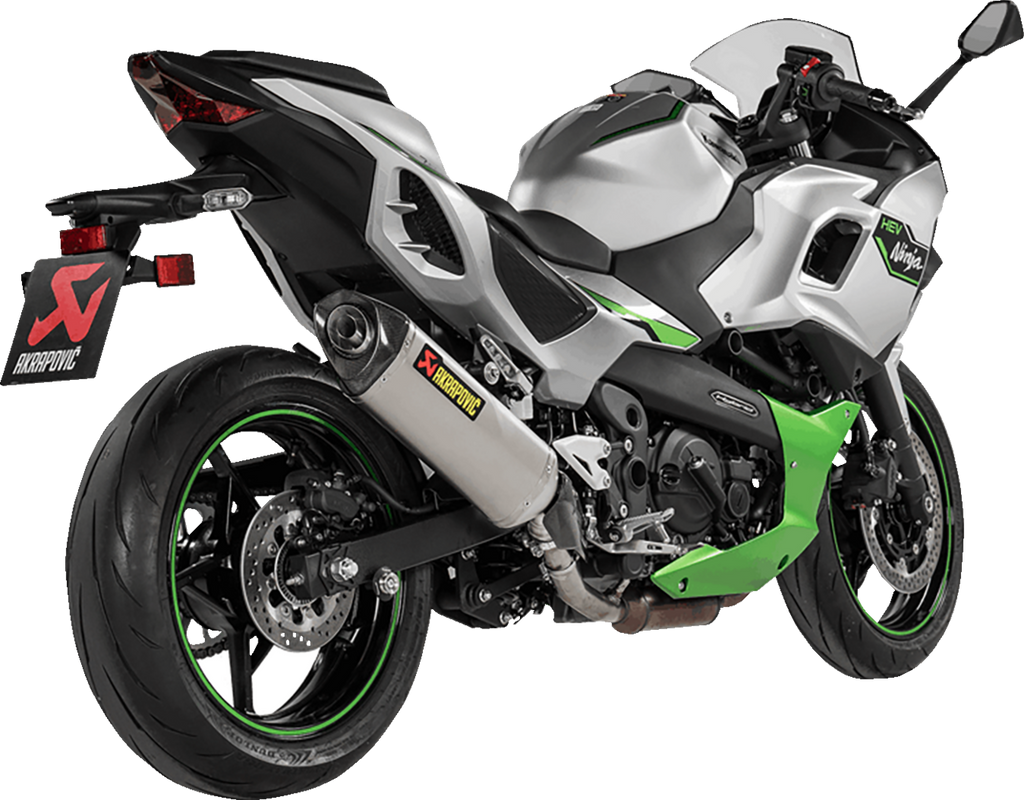 AKRAPOVIC Slip-On Line Muffler - Titanium - Ninja 7/Z7 Hybrid S-K4SO9-HRT