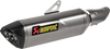 AKRAPOVIC Slip-On Line Muffler - Titanium - Ninja 500/Z500 S-K5SO1-HRT