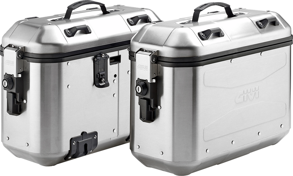 GIVI Dolomiti Monokey Side Cases - 36L - Silver DLMK36APACK2