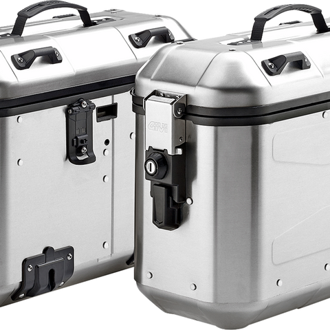 GIVI Dolomiti Monokey Side Cases - 36L - Silver DLMK36APACK2