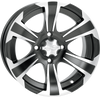 ITP SS312 Alloy Wheel - Front - Black Machined - 14x6 - 4/137 - 4+2 1428454536B