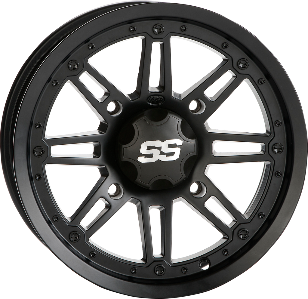 ITP SS316 Alloy Wheel - Front/Rear - Machined Black - 14x7 - 4/110 - 5+2 1428562536B