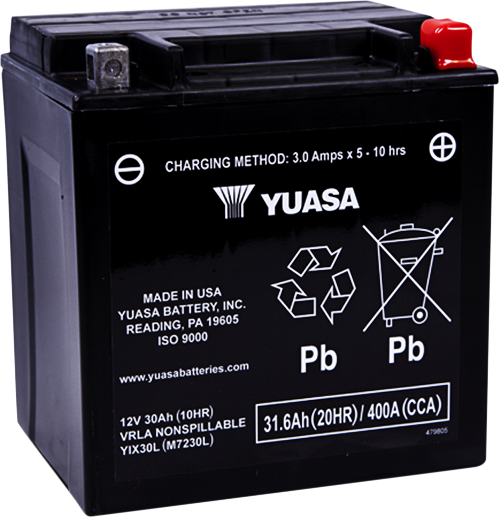 YUASA AGM Battery - YIX30L YUAM7230L