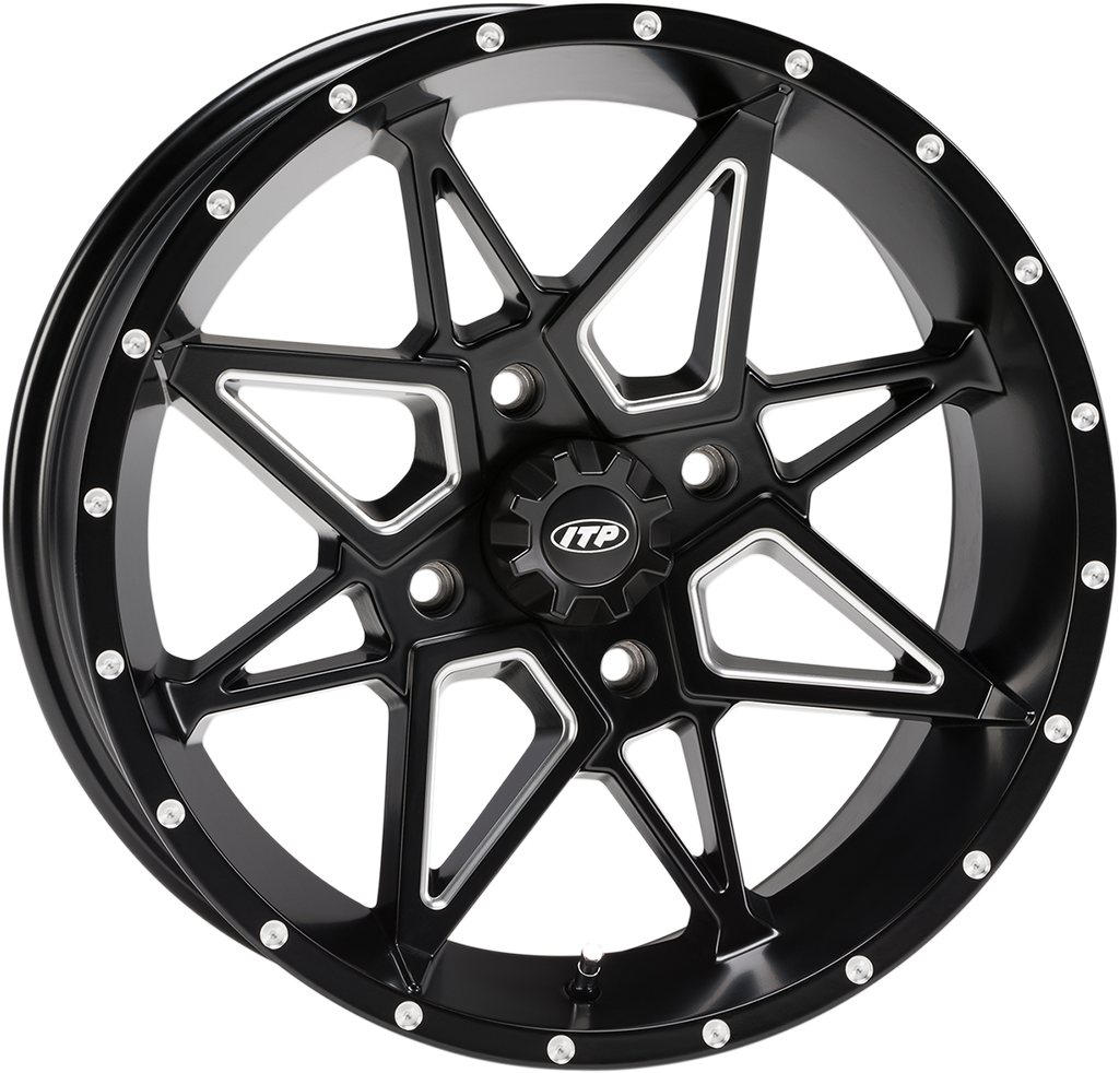ITP Wheel - Tornado - Front/Rear - Black - 14x7 - 4/156 - 4+3 1421952727B