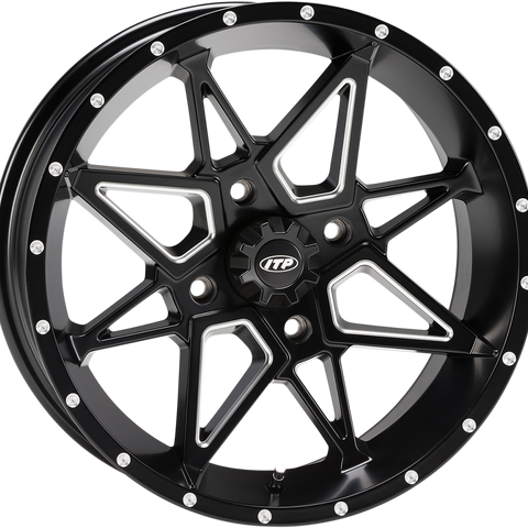 ITP Wheel - Tornado - Front/Rear - Black - 15x7 - 4/137 - 5+2 1521957727B
