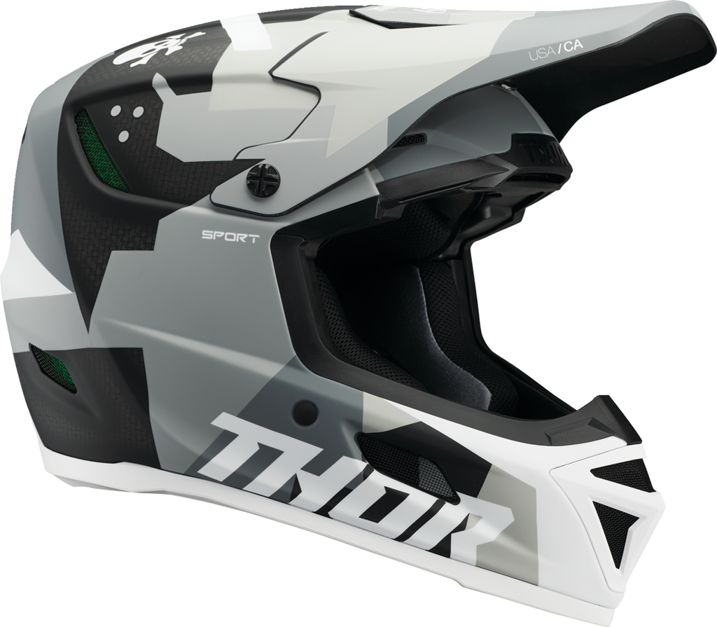 THOR Reflex Sport Helmet - MIPS? - Carbon Brave - Gray/White - Medium 0110-8759