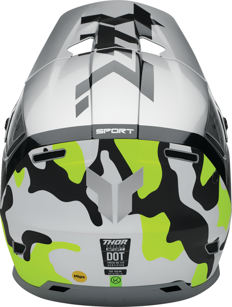 THOR Reflex Sport Helmet - Riot - MIPS? - Gray/Acid - XS 0110-8769