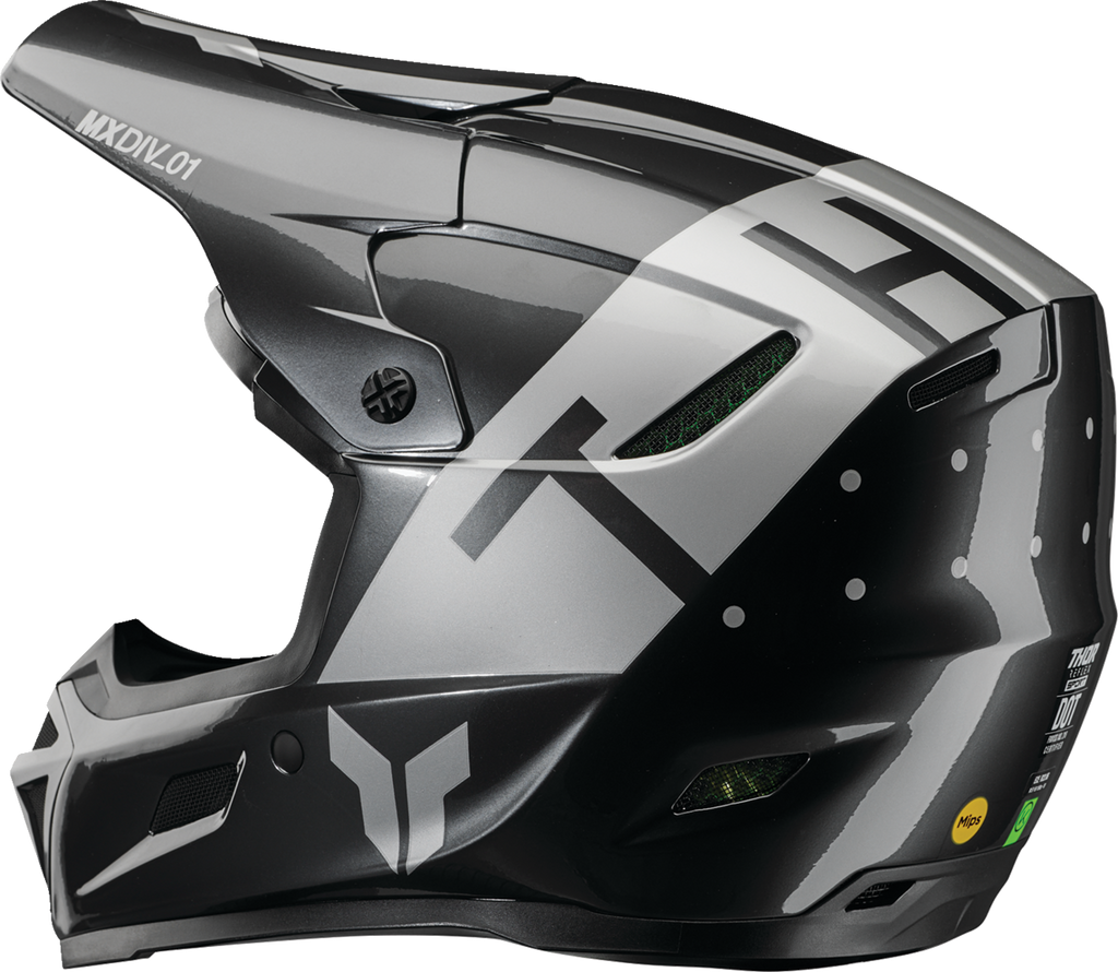 THOR Reflex Sport Helmet - Rogue - MIPS? - Charcoal/Silver - 2XL 0110-8798