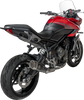 AKRAPOVIC Racing Line Exhaust System - Titanium - Tiger Sport 660 S-T6R2-CQTBL
