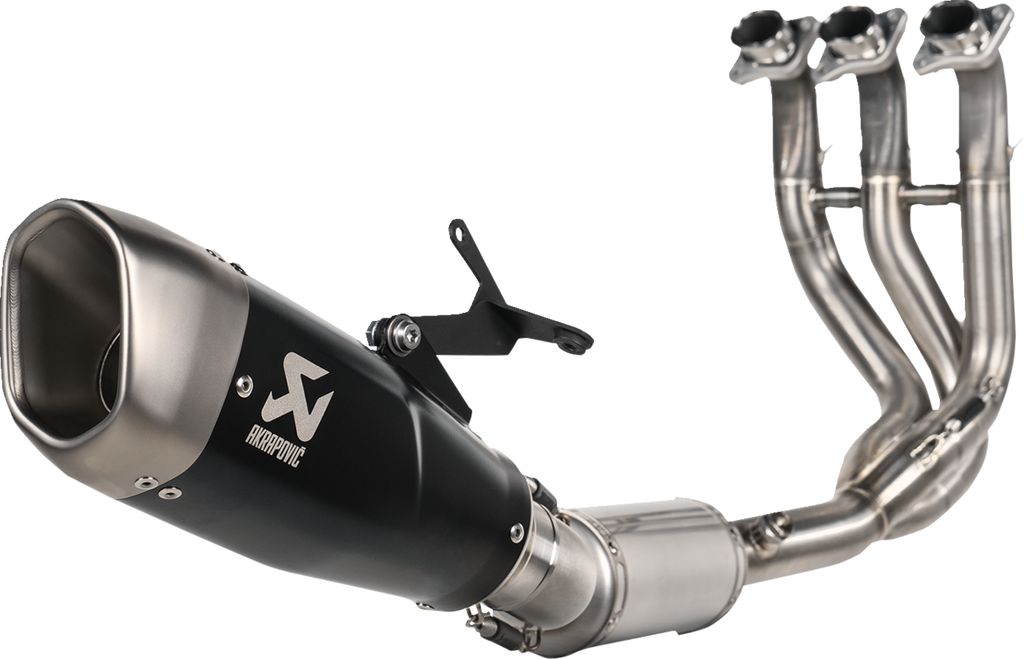 AKRAPOVIC Racing Line Exhaust System - Titanium - Tiger Sport 660 S-T6R2-CQTBL