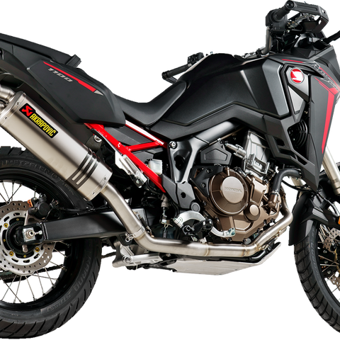 AKRAPOVIC Racing Line Exhaust System - Titanium - CRF1100L S-H11R3-WT