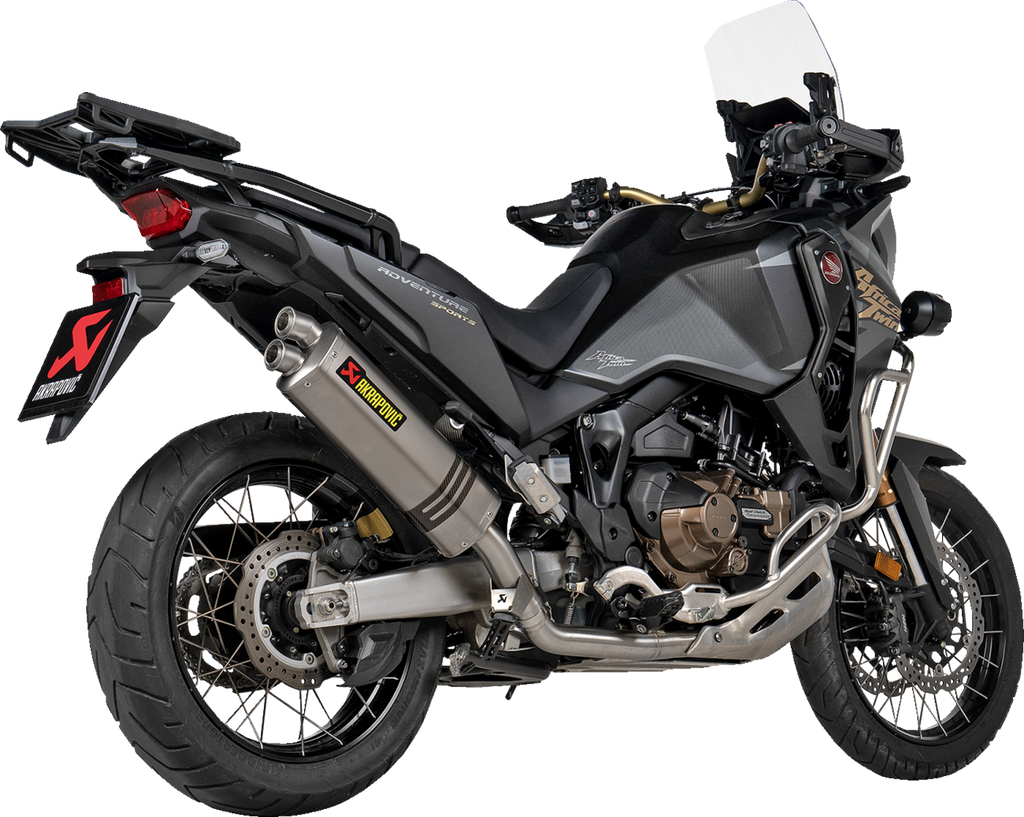 AKRAPOVIC Racing Line Exhaust System - Titanium - CRF1100L Adventure Sport S-H11R4-WT