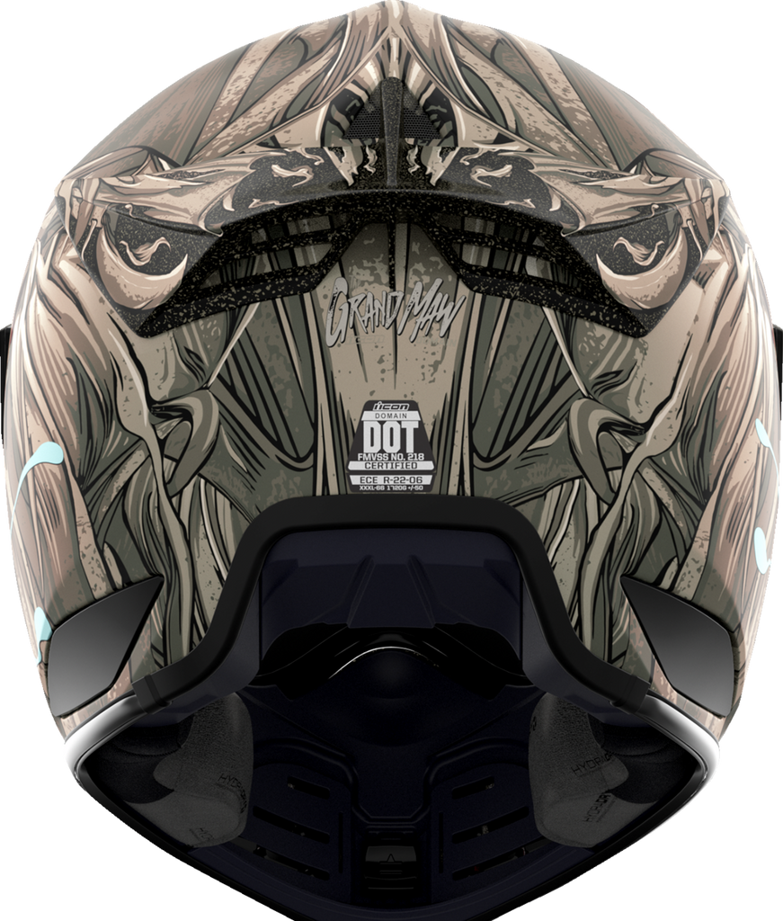 ICON Domain* Helmet - Grand Maw - Gray - Large 010117297