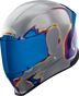 ICON Airframe Pro* Helmet - Re-Entry - Silver - Large 0101-17370