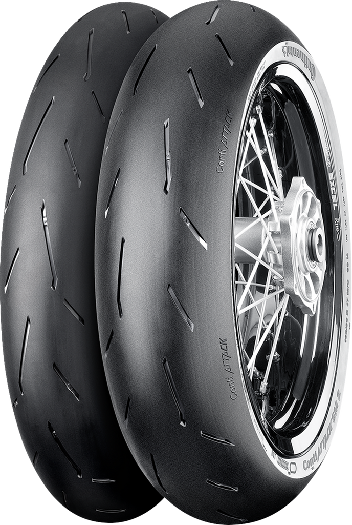 CONTINENTAL Tire - ContiAttack SM 2 - Rear - 140/70R17 - 66H 02447750000