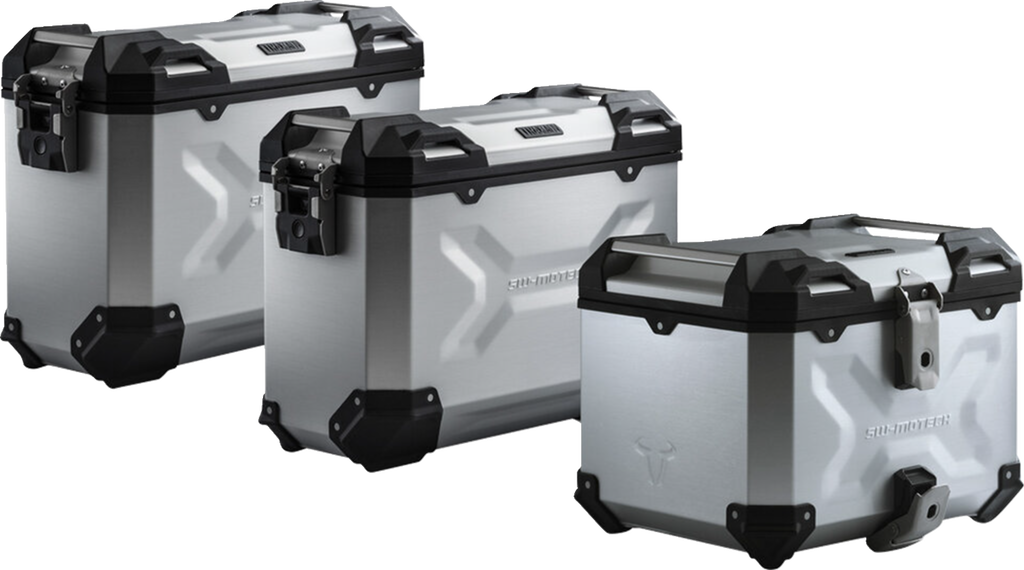 SW-MOTECH Adventure Luggage System - Silver - Honda NC750 '14-'15 ADV.01.129.75000/S
