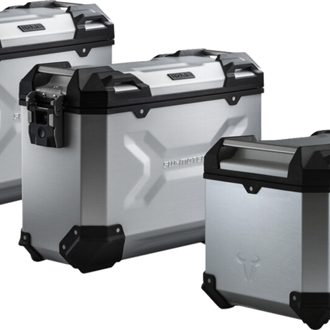 SW-MOTECH Adventure Luggage System - Silver - Honda NC750 '14-'15 ADV.01.129.75000/S