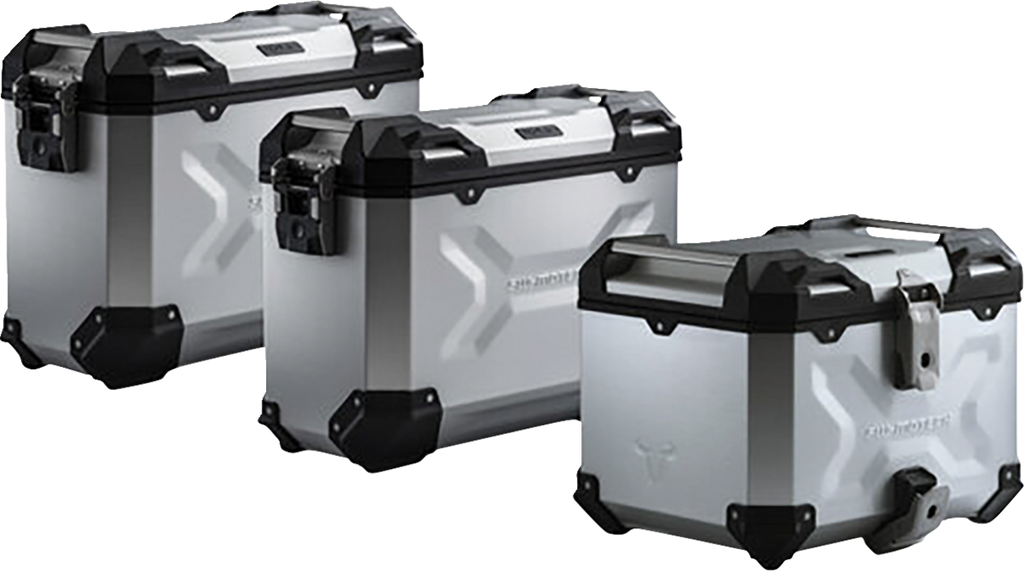 SW-MOTECH Adventure Luggage System - Silver - Suzuki VStrom 800 '23-'24 ADV.05.845.75000/S