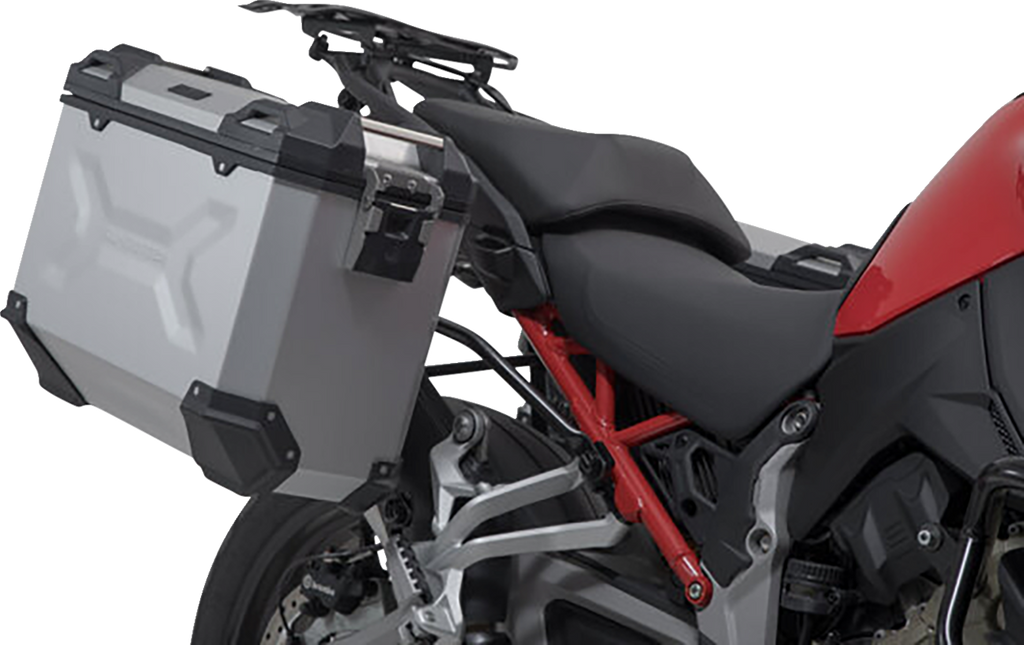 SW-MOTECH Adventure Luggage System - Silver - Ducati Multistrada V4 '21-'24 ADV.22.822.75100/S