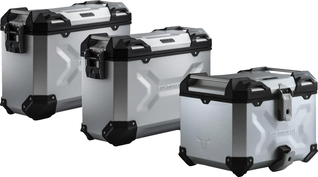 SW-MOTECH Adventure Luggage System - Silver - Ducati Multistrada V4 '21-'24 ADV.22.822.75100/S