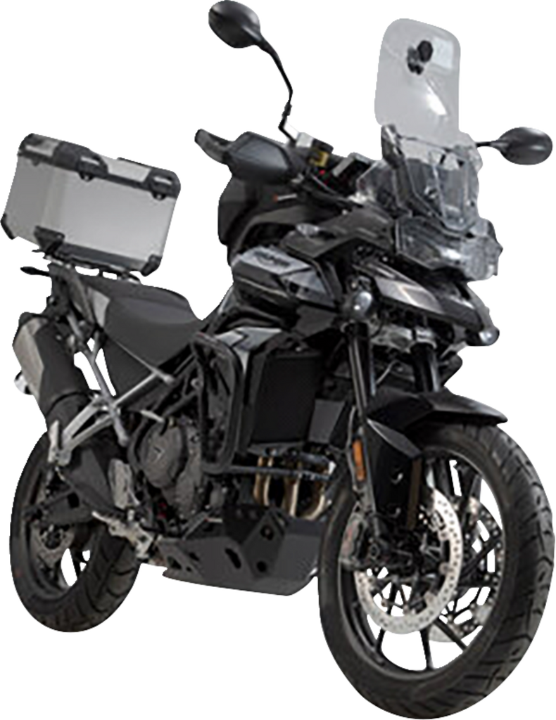 SW-MOTECH TRAX ADV Top Case System - Silver - Triumph Tiger 850 Sport/Tiger 900/Tiger 1200 '20-'24 GPT.11.953.70000/S