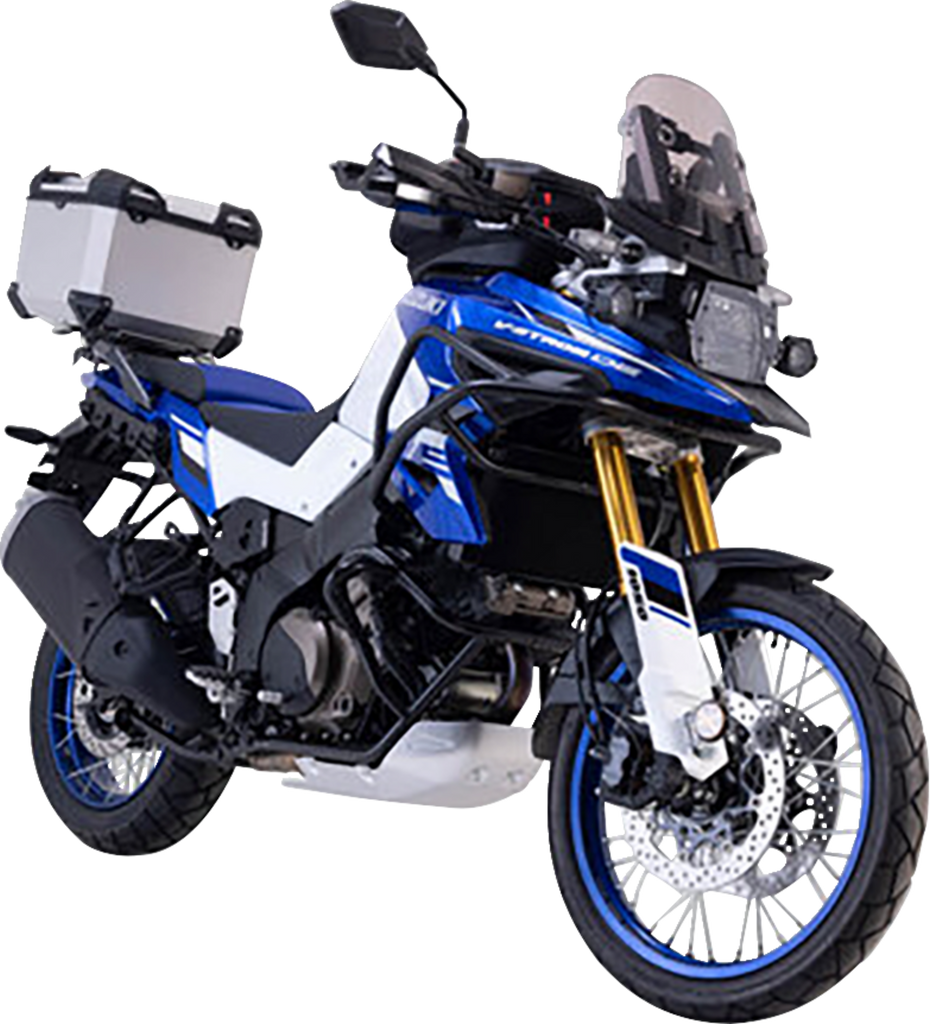 SW-MOTECH TRAX ADV Top Case System - Silver - V-Strom 650/1000/1050 '14-'24 GPT.05.440.70002/S
