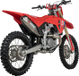 AKRAPOVIC Evolution Line Exhaust System - Titanium - CRF450R/CRF450RX S-H4E1-FDHLT