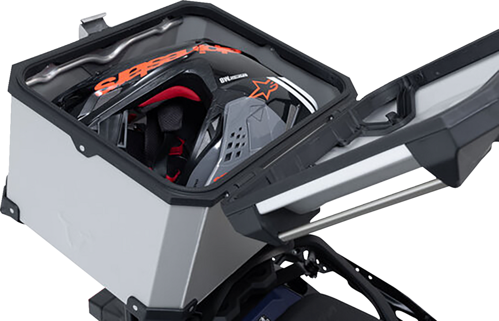 SW-MOTECH TRAX ADV Top Case System - Silver - Kawasaki Versys 1000 '20-'23 GPT.08.368.70000/S