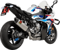 AKRAPOVIC Evolution Line Exhaust System - Titanium - M 1000 RR S-B10E11-APLT