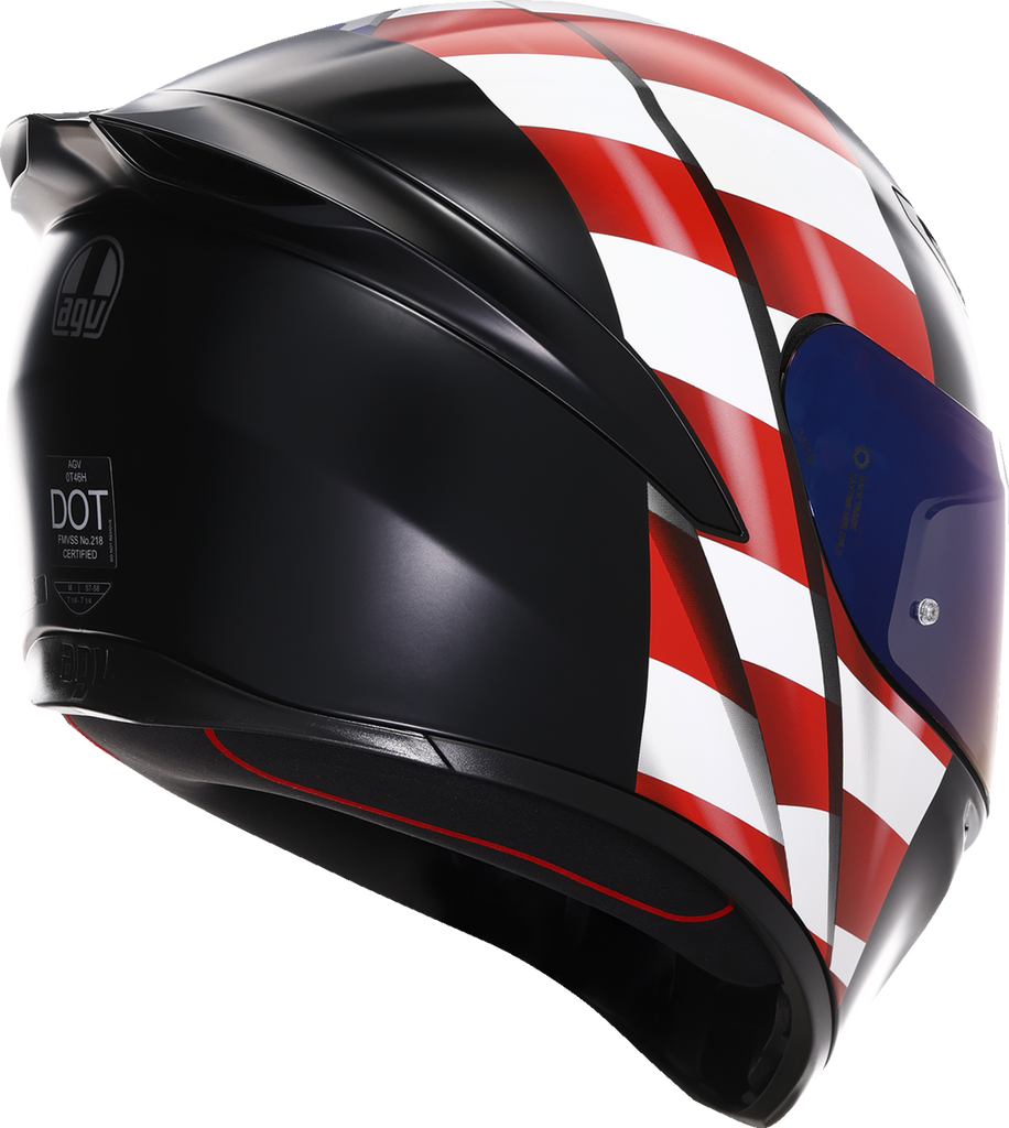 AGV K1 S Helmet - US Flag - Red/White/Blue - Medium 2118394003-068-M