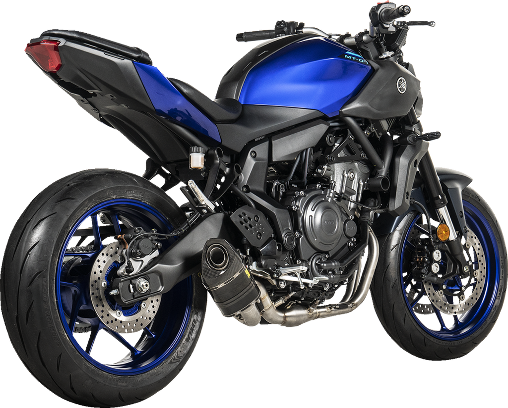 AKRAPOVIC Racing Line Exhaust System - Carbon Fiber - Yamaha MT-07 S-Y7R2-AFC/1
