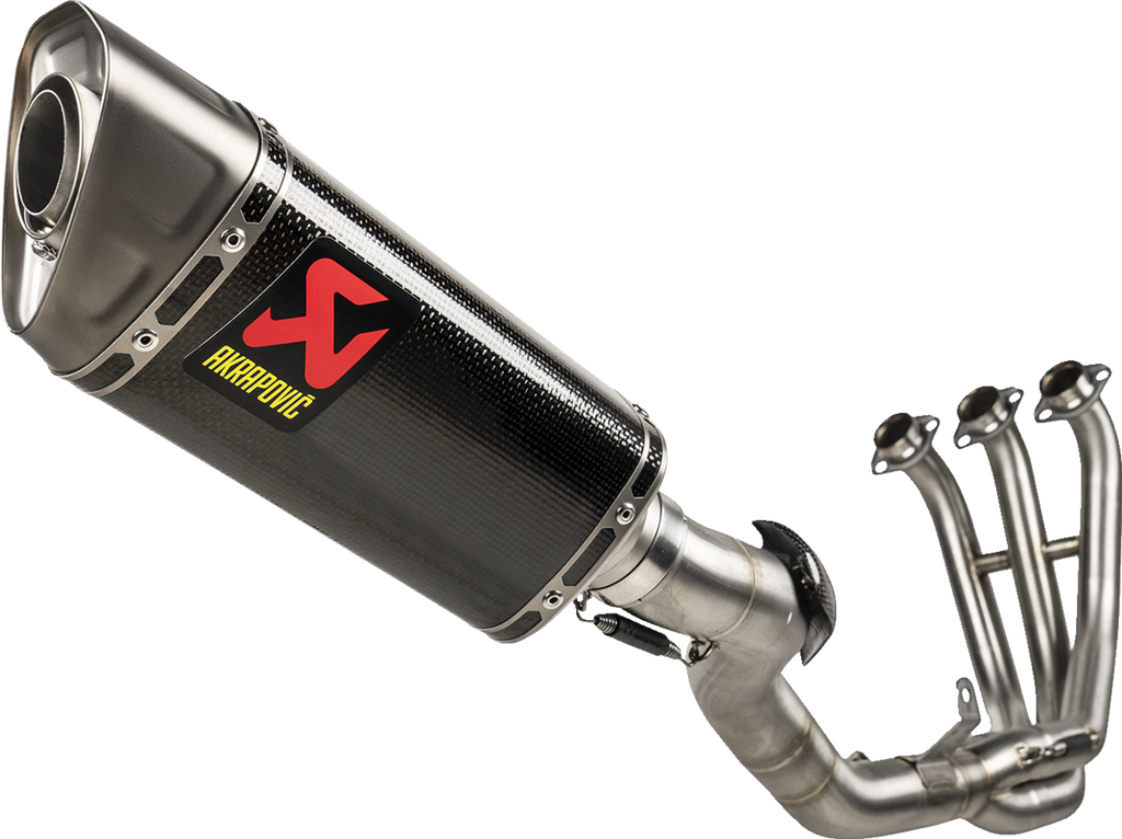 AKRAPOVIC Racing Line Exhaust System - Carbon Fiber - Yamaha Tracer 9 S-Y9R20-APC